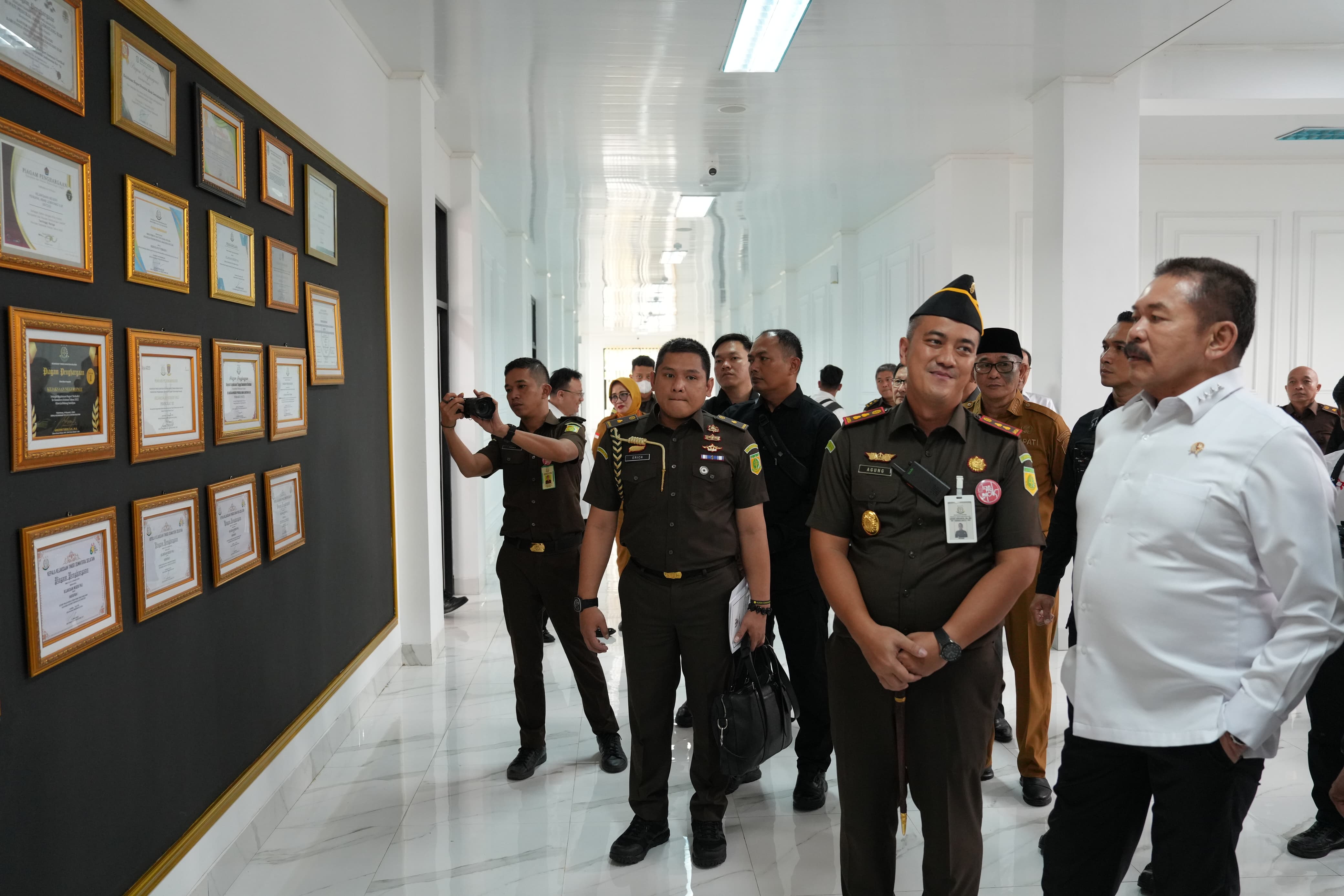 Jaksa Agung ST. Burhanudin Kunker Ke Wilkum Kejati Sumsel, 2 Gedung Baru Diresmikan