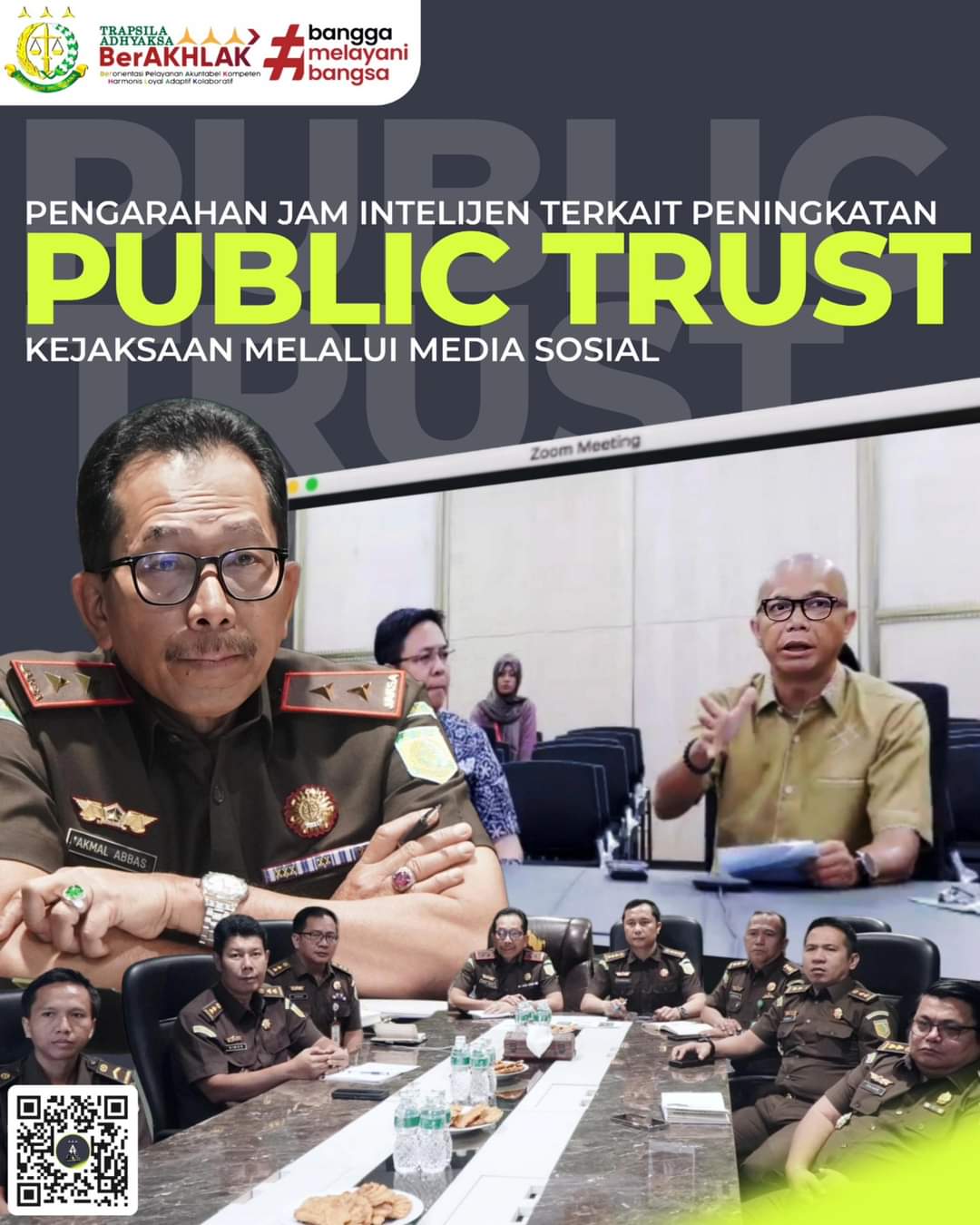 Kajati Riau Mengikuti Kegiatan Kunker JAM-Intelijen Kejagung Bahas Pengoptimalan Publik TrustÂ