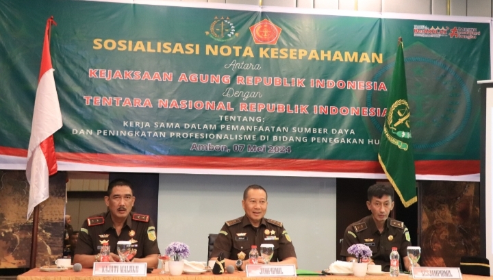 Nota Kesepahaman Kejaksaan RI - TNI Terkait Kerjasama dalam Peningkatan Penegakan Hukum,