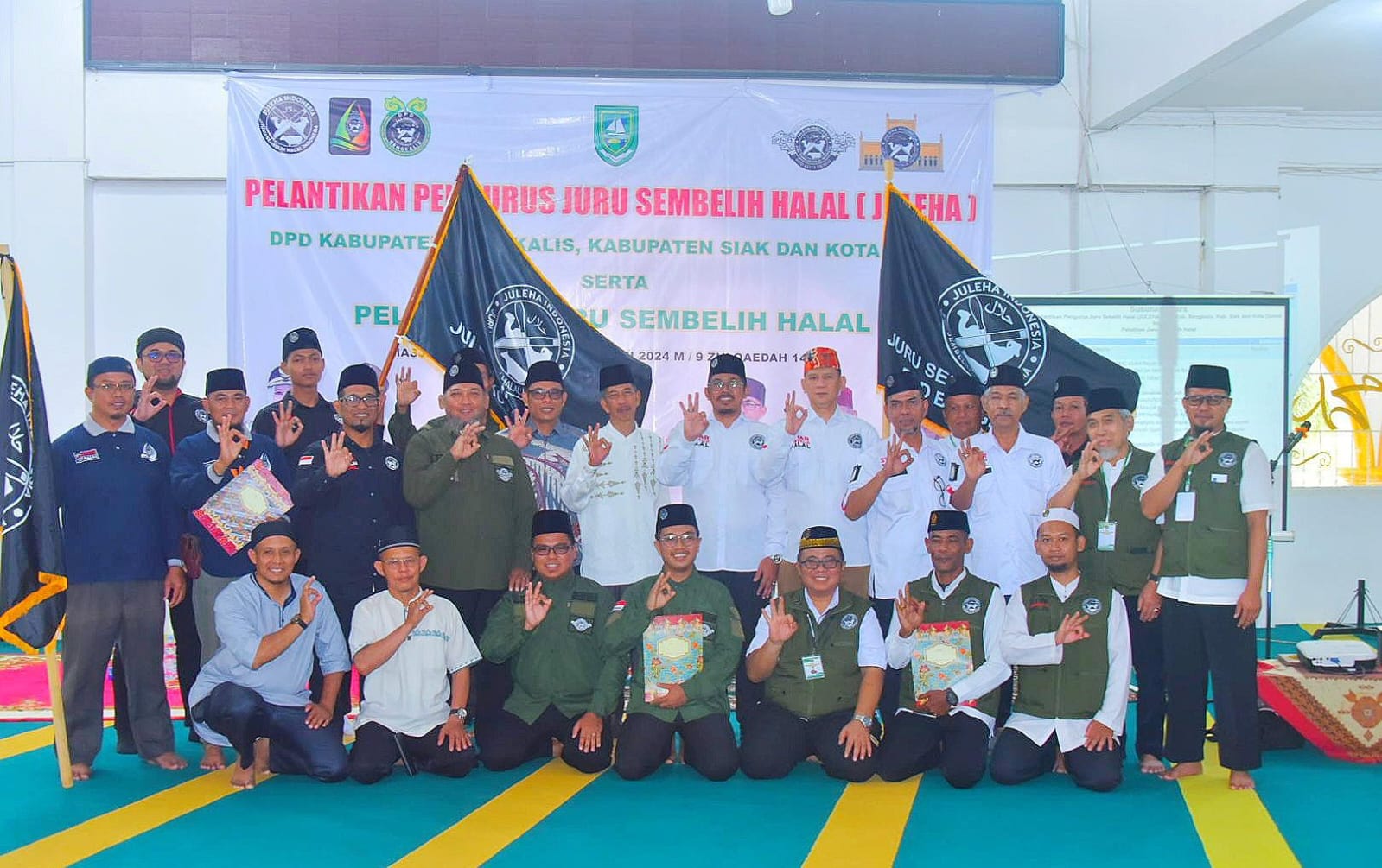 Johansyah Hadiri Pelantikan Pengurus Juru Sembelih Halal Bengkalis