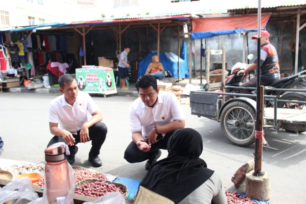 Jelang Iduladha, Polresta Pekanbaru Cek Kelayakan Hewan Kurban dan Bahan Pokok