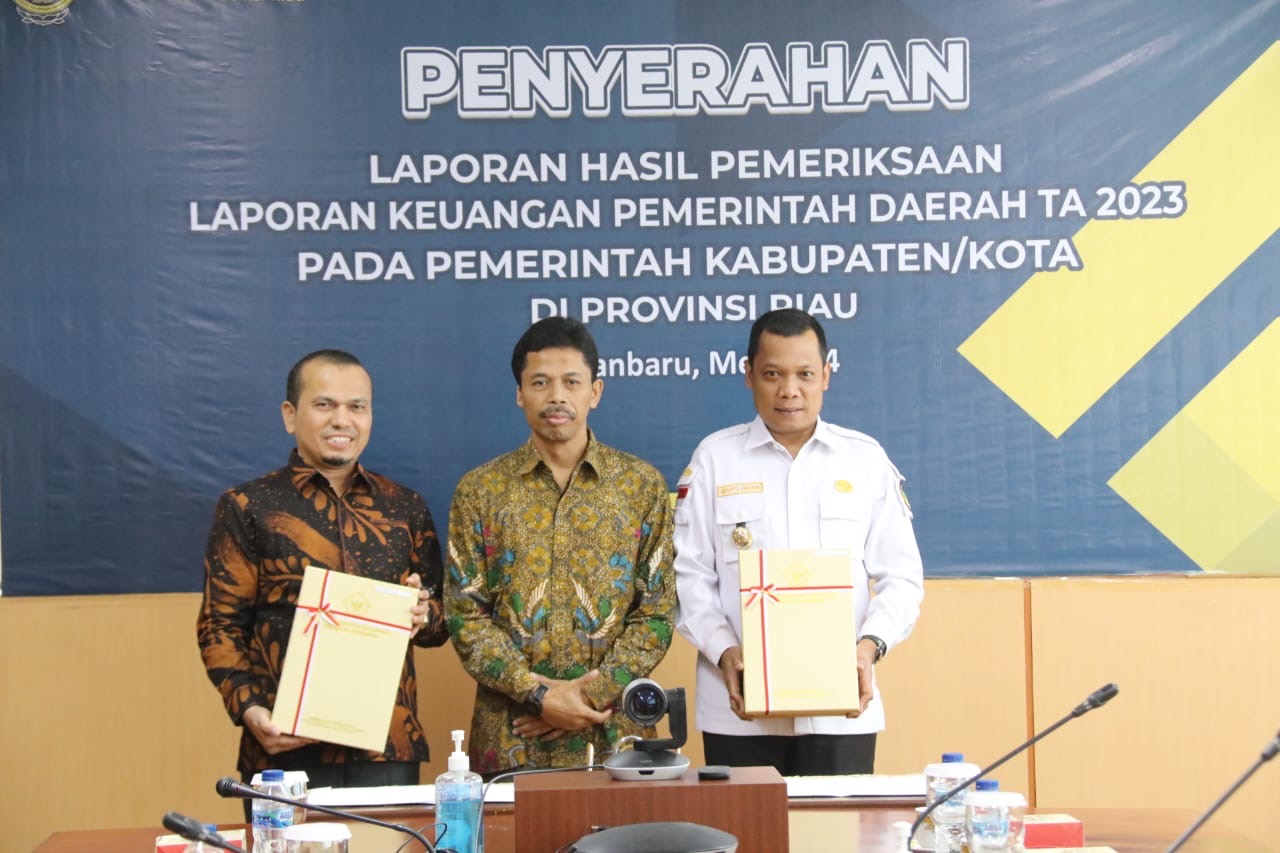Delapan Kali Beruntun, Pemko Pekanbaru Kembali Terima WTP dari BPK Riau