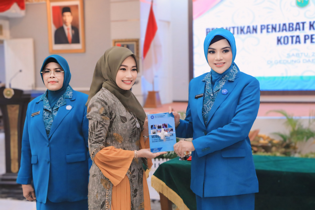Aemi Octawulandari Risnandar Dilantik Sebagai Pj Ketua TP PKK Kota Pekanbaru