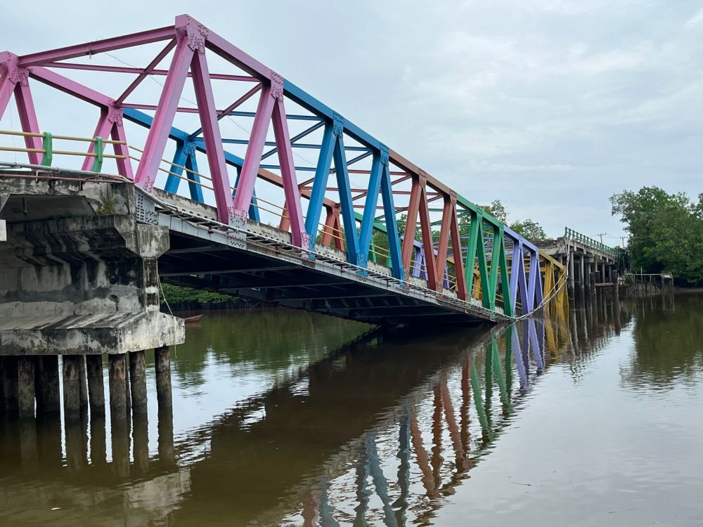 Jembatan Panglima Sampul Sudah Tidak Layak, Pemprov Riau Bangun Baru Tahun 2025