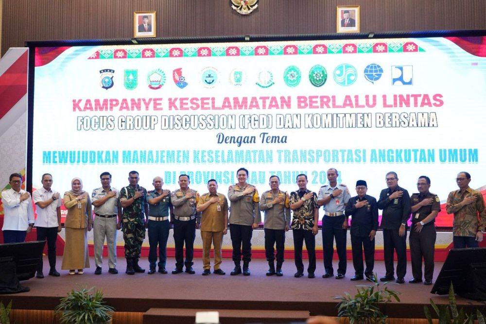 Polda Riau Gelar Kampanye Keselamatan Berlalu Lintas