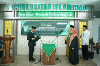 Lantik Tiga Wakil Dekan Sisa Jabatan 2020 â€“ 2024, Ini Pesan Rektor UIR