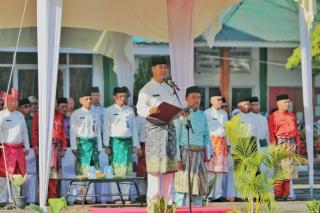 Pemkab Meranti Gelar Upacara Hardiknas 2024