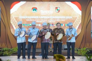 Raker Komwil I Apeksi 2024 Resmi Dibuka, Walikota Diharapkan Permudah Investasi