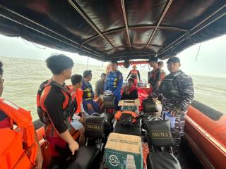 Kecelakaan Kapal di Perairan Pulau Rangsang, 9 Orang Masih dalam Pencarian