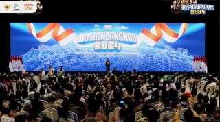 Dibuka Presiden Jokowi, Pj Gubri Hadiri Musrenbangnas 2024