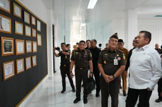 Jaksa Agung ST. Burhanudin Kunker Ke Wilkum Kejati Sumsel, 2 Gedung Baru Diresmikan