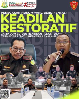 Kejati Riau video Conference Expose Demi Memperjuangkan 1 Perkara RJ ke Kejaksaan Agung