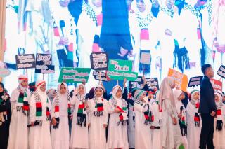 Usung Tema Islam dan Palestina, SD Islam Bintang Cendekia Taja Big Assembly