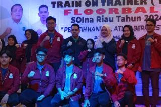 Dispora Puji Pelaksanaan Kegiatan TOT Floorball SOIna Riau