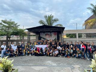 Digelar CDN, Ratusan Bikers Matic Pekanbaru Meriahkan kegiatan Honda MayTic Day