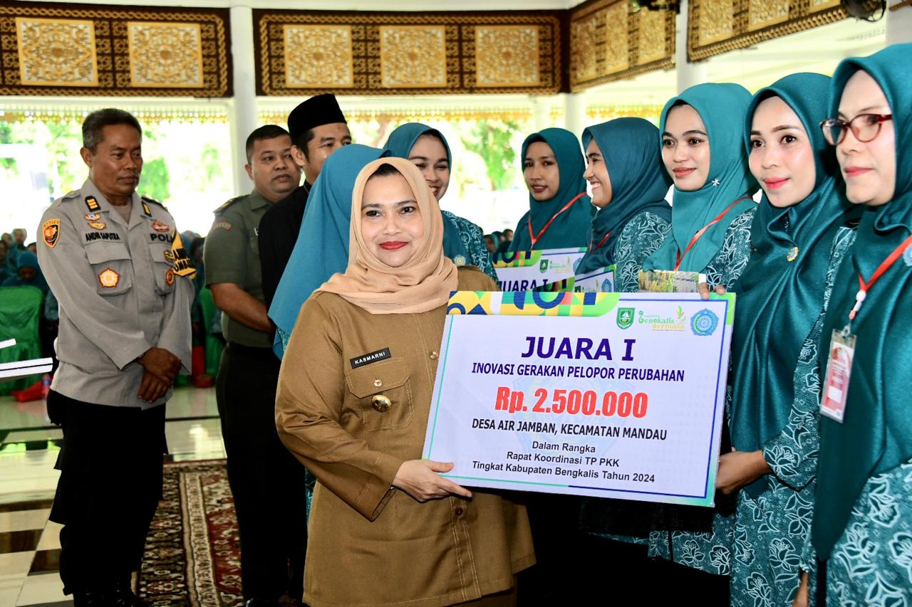 PKK Kecamatan Mandau Terbaik 1 Penyusunan Laporan Tahunan 2023