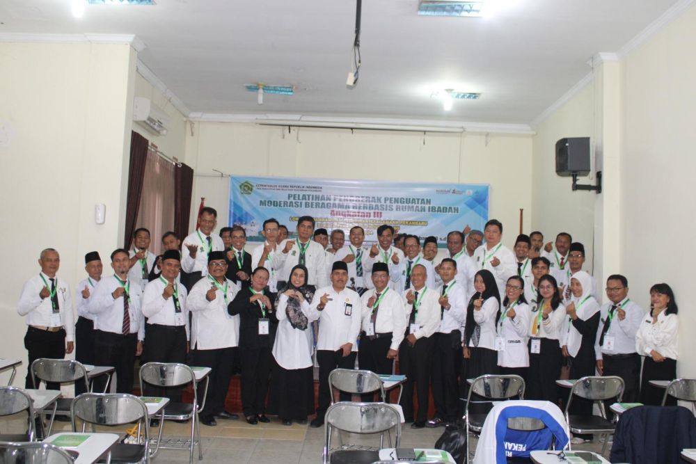 Kemenag Riau Gelar Pelatihan Penggerak Penguatan Moderasi Beragama
