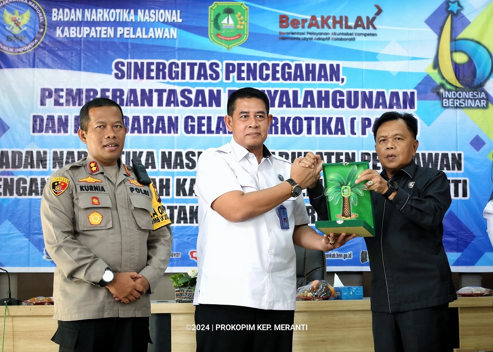Bangun Sinergitas, Plt Bupati Asmar Terima Kunker dan Silaturahmi BNNK Pelalawan