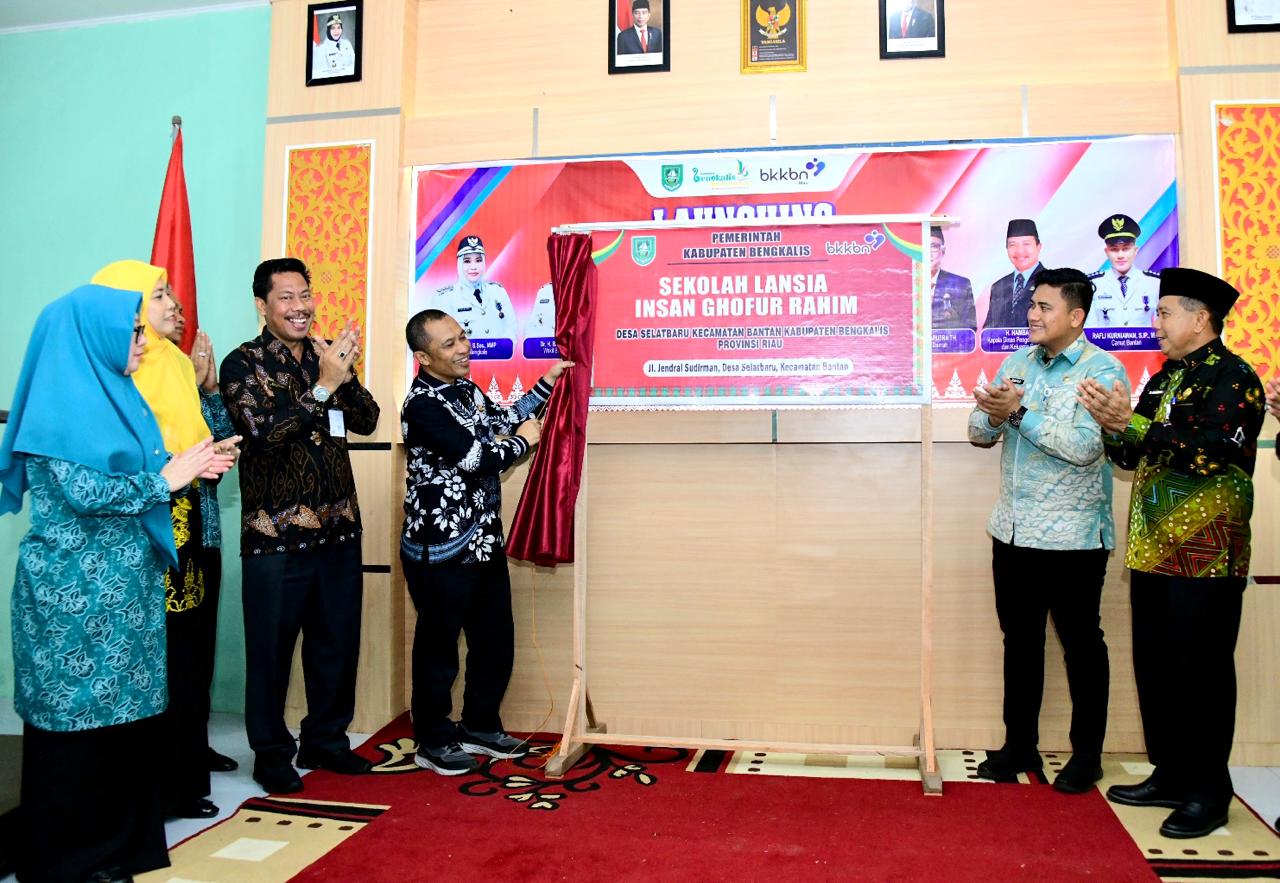 Wabup Bengkalis Launching Sekolah Lansia Insan Ghofur Rahim