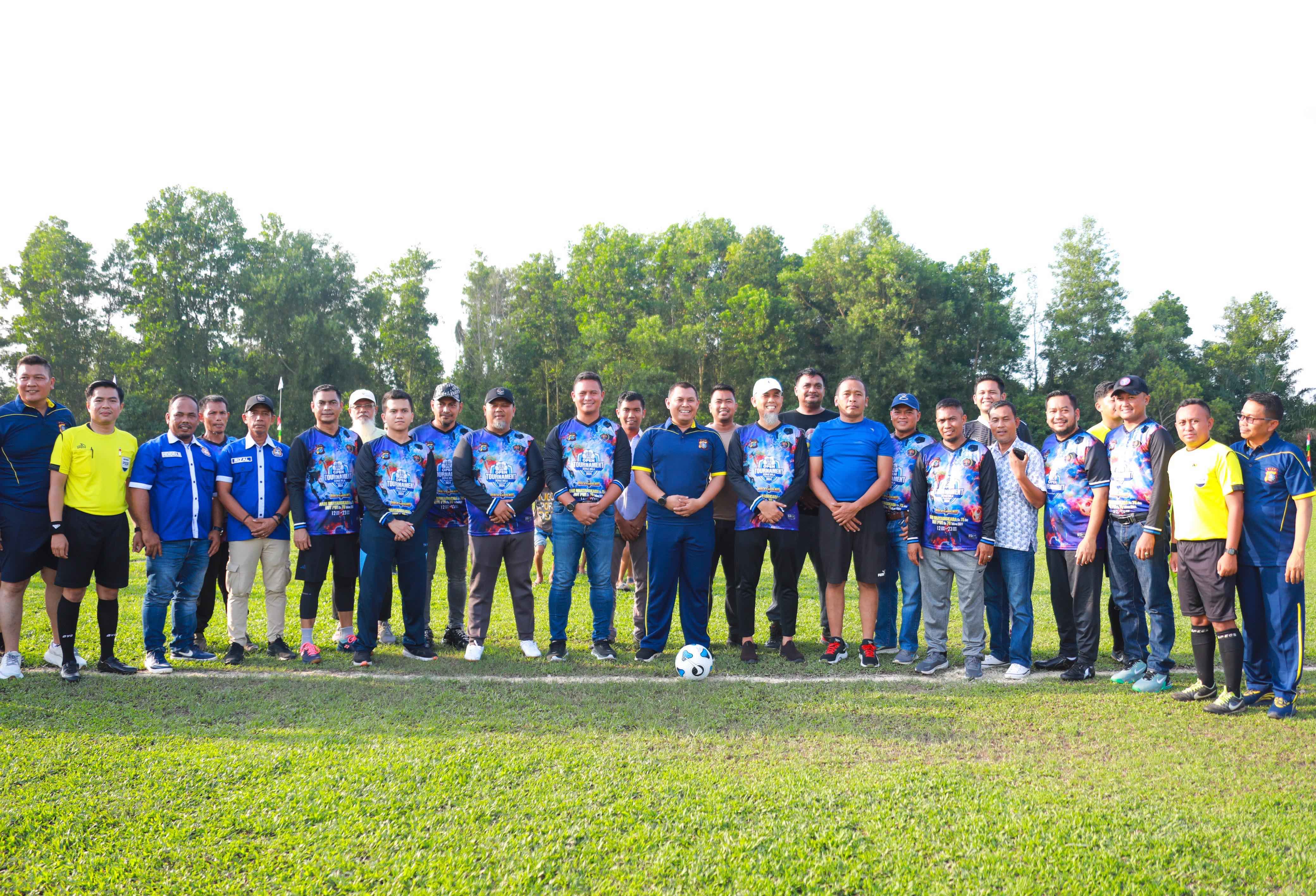 Wali Kota Dumai Resmi Buka Turnamen Sepak Bola Kapolres Cup 2024