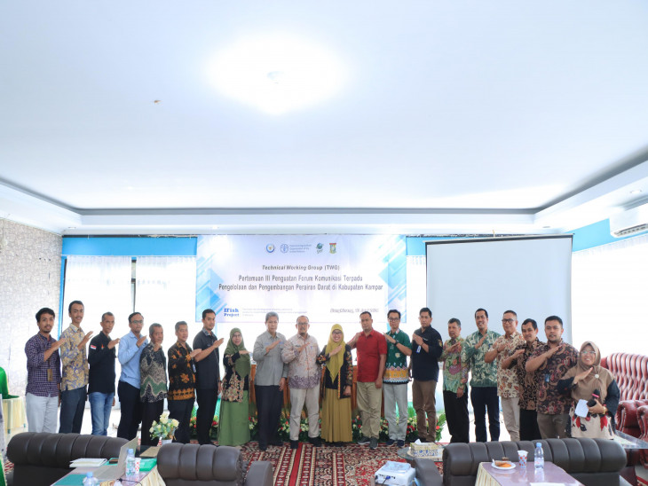 Kolaborasi Bersama KKP, IFISH-FAO, Pemkab Kampar Laksanakan Pertemuan TWG