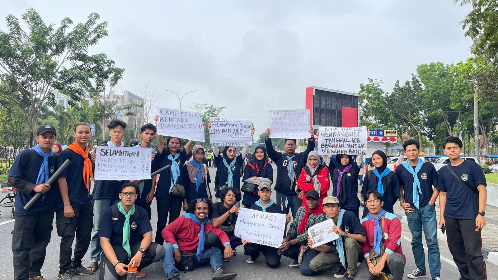 Mahasiswa Polbeng Sampaikan Isu Abrasi di Ajang Purnama PA Riau