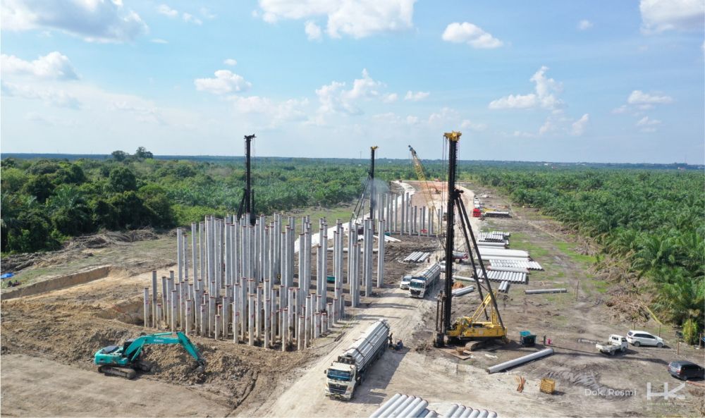 Pembangunan Persimpangan Jalan Tol Rengat - Bypass Pekanbaru Ditagetkan Rampung Tahun 2025