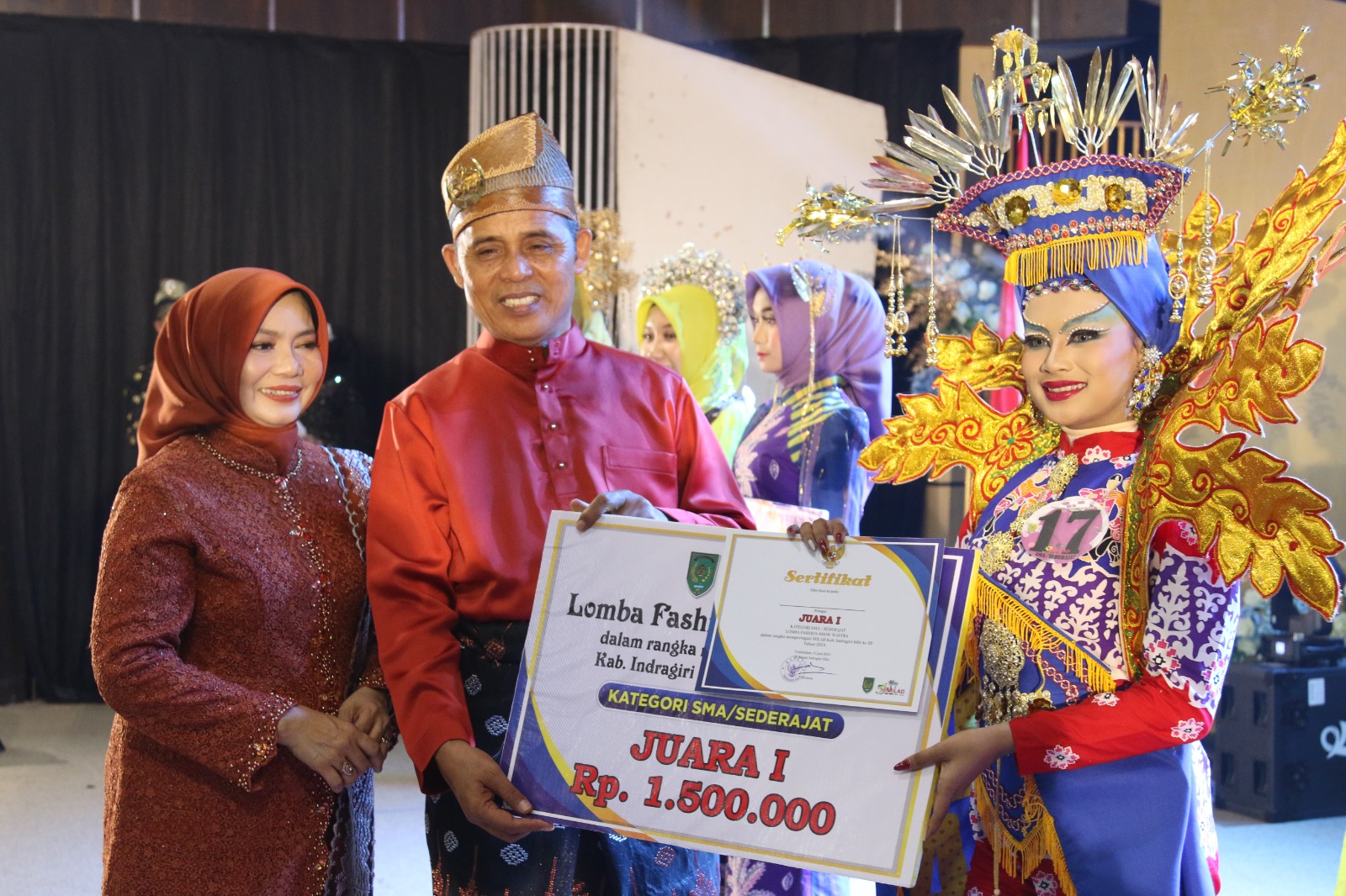 Malam Resepsi Puncak Milad Indragiri Hilir ke-59, Pj Bupati Ajak Masyarakat Ciptakan Pemilu Damai
