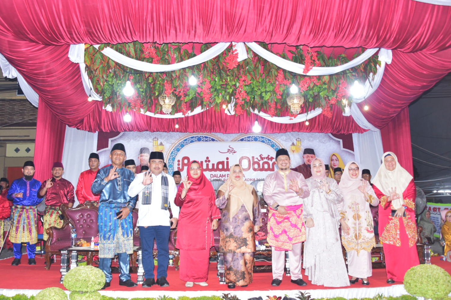 Bupati Kasmarni Lepas Pawai Takbir Idul Adha 1445 H di Kecamatan MandauÂ 