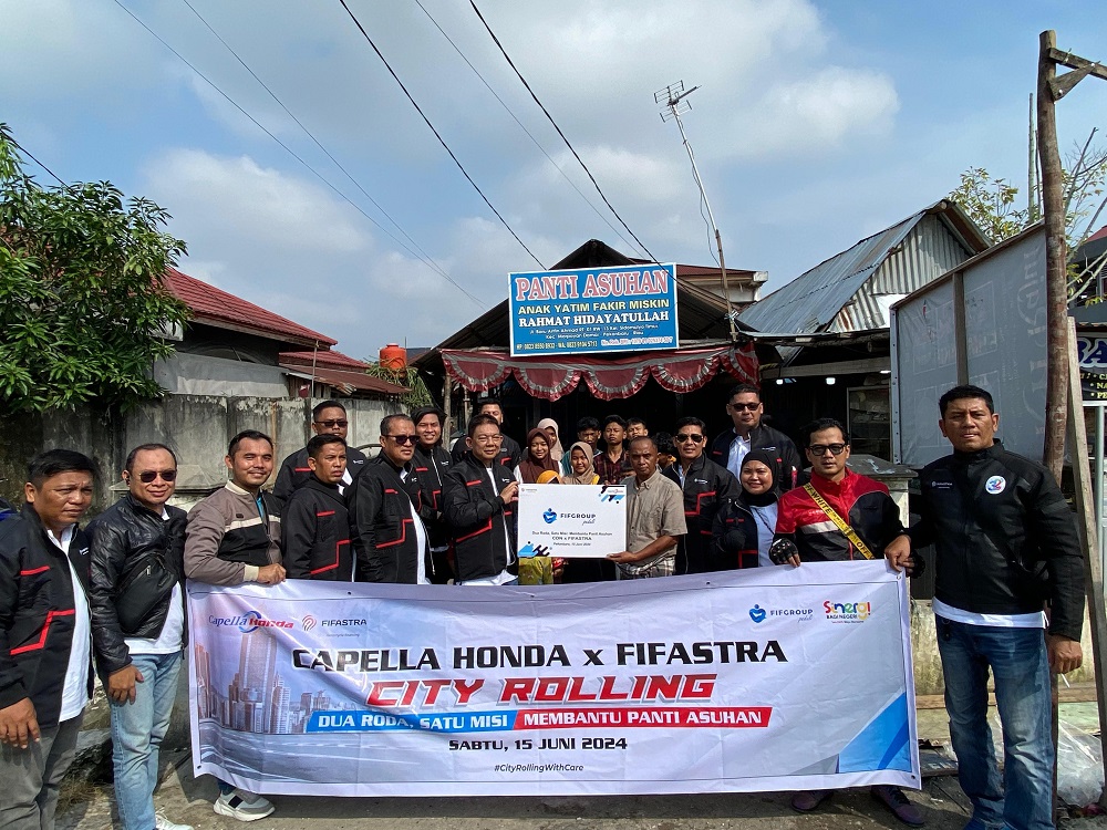 Kolaborasi Bersama FIF Group, Capella Honda Berbagi ke Tiga Panti Asuhan