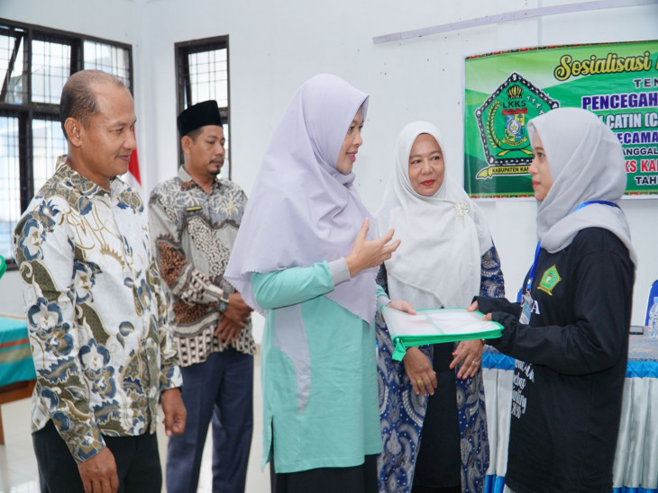 Cegah Stunting, Ketua LK2S Kabupaten Kampar Berikan Sosialisasi Bagi Calon Pengantin