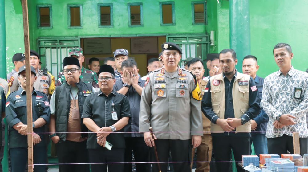 Kapolda Riau Pantau PSU Pileg di Kepulauan Meranti, Pastikan Keamanan Terjaga
