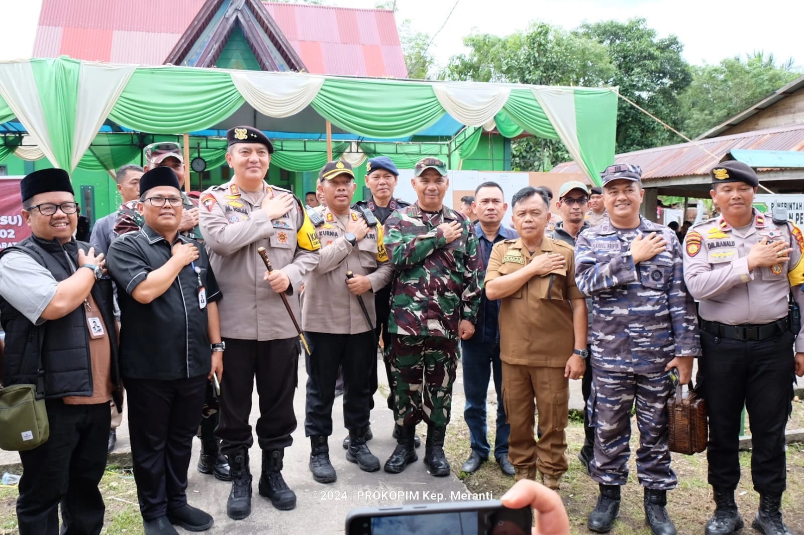 Bupati Asmar Dampingi Kapolda Riau Tinjau PSU di Tanjung Peranap