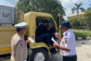 Tim Gabungan Kembali Lakukan Razia, 47 Truk Odol Ditindak Tegas