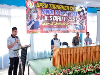 Pj Sekda Kampar Buka Secara Resmi Open Turnamen Catur Non Master