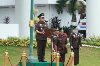 Wakil Jaksa Agung Dr. Sunarta Memimpin Upacara Peringatan Hari Lahir Pancasila