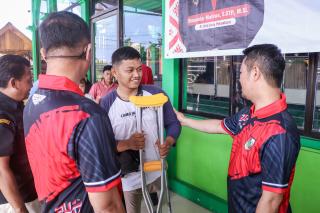 Pemko Pekanbaru Berikan Bantuan Alat Bantu ke Puluhan Penyandang Disabilitas