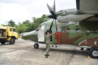 Pakai Pesawat Casa TNI AU, Hujan Buatan Sudah Dilakukan di Empat Daerah di Riau