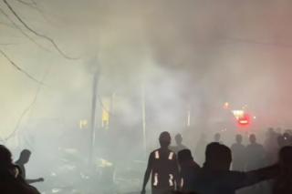 13 Kios Pasar di Dumai Riau Ludes Terbakar, Penyebab Masih Diselidiki