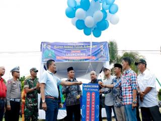 Pj Sekda Kampar Launching Pelayanan Adminsitrasi Kependudukan di Desa Pandau Jaya