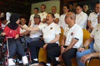 Dukung Penuh Atlit Indonesia di Paralimpiade Paris 2024, Jaksa Agung Cek Tempat Latihan NPC Solo
