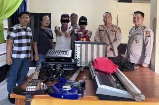 Pencuri Alat Musik Gereja Betlehem di Siak Diringkus Polisi