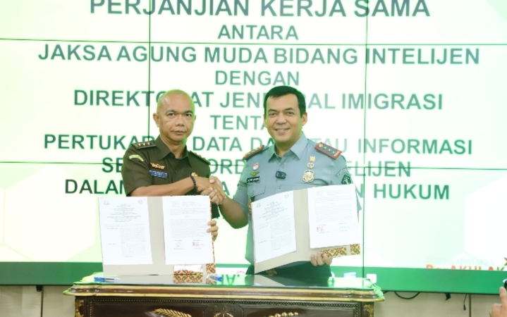 Kerjasama Bidang Penegakan Hukum, JAM- Intelijen Kerjasama dengan Dirjen ImigrasiÂ