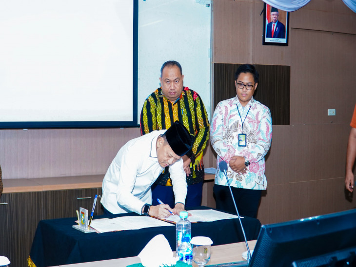 Usai dibangun, PT. PHR Serahkan Sentra UMKM Bangkinang Riverside  ke Pemda Kampar
