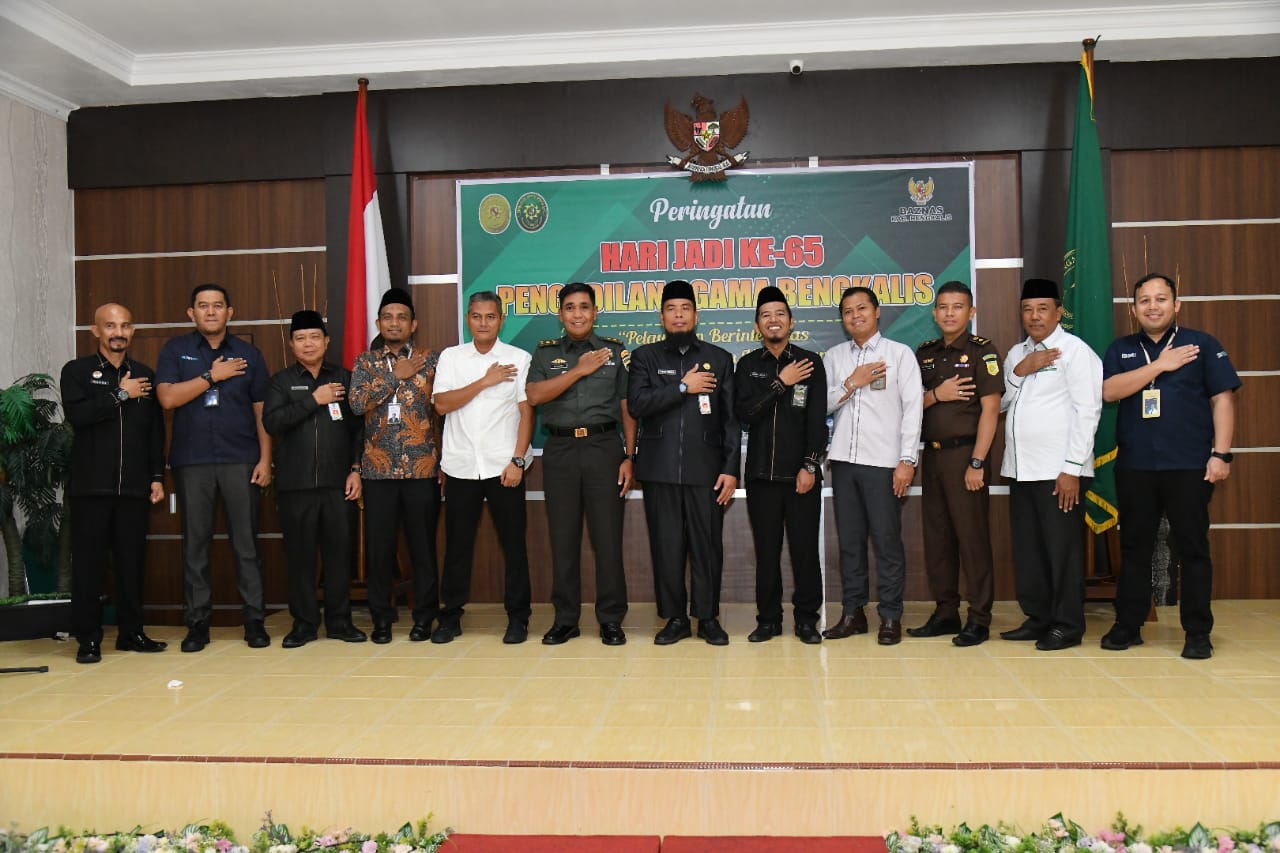Ajak Terus Jaga Sinergitas, Bupati Bengkalis Ucapkan Selamat Hari Jadi ke-65 Pengadilan Agama