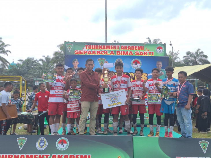 Turnamen Akademi Sepak Bola Bima Sakti Antar Pelajar Se Provinsi Riau Sukses Digelar