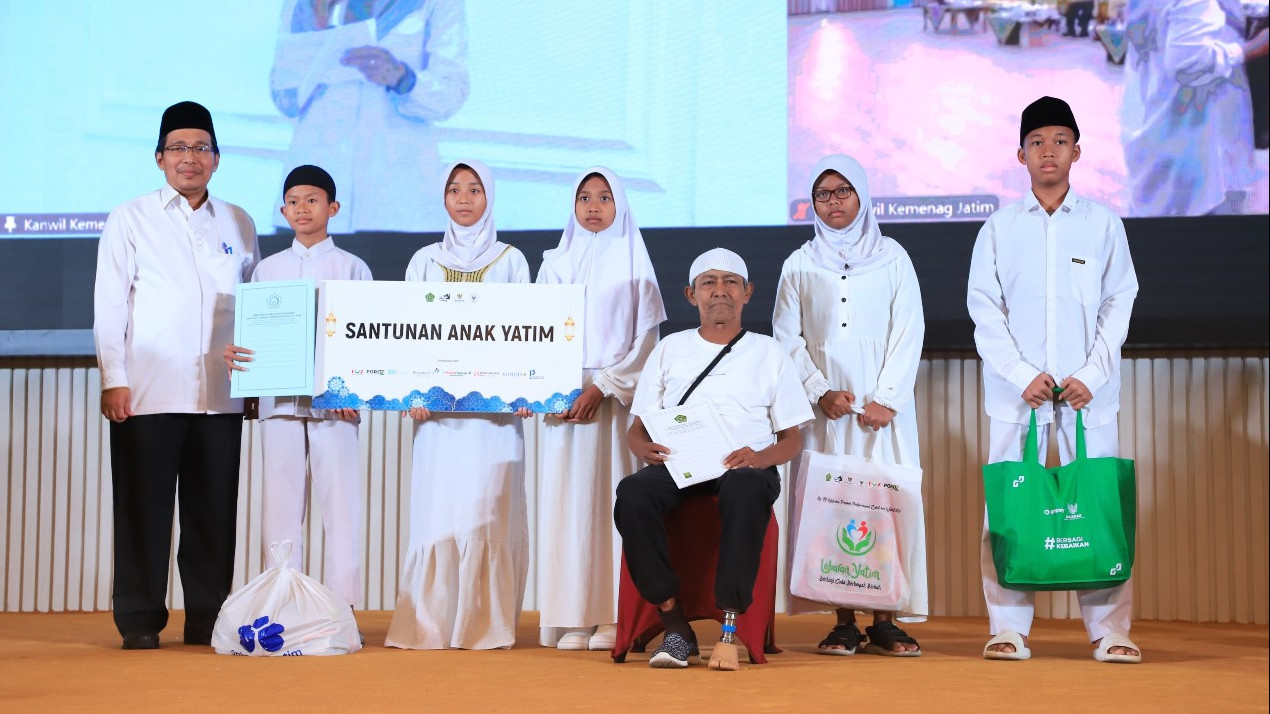Lebaran Anak Yatim, Kemenag Serahkan Dua Juta Paket Bantuan