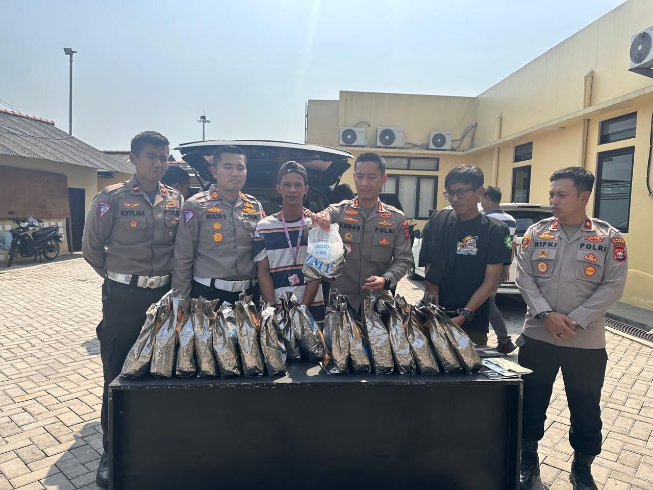 Polda Banten Gagalkan Pengiriman 30 Kg Sabu dari Riau