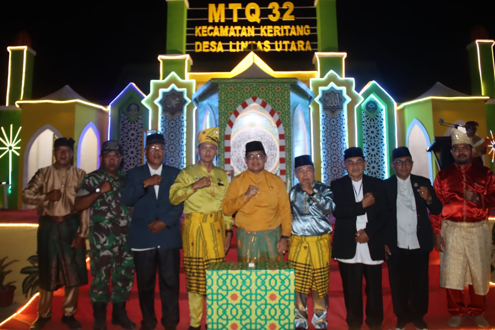 Ketua Harian LPTQ Inhil Buka MTQ Ke-32 Tingkat Kecamatan Keritang Tahun 2024