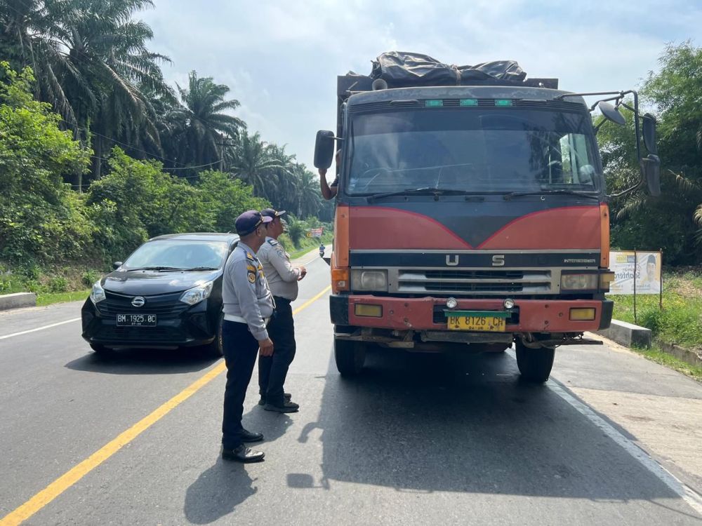 Razia di Pelalawan, Tim Gabungan Tilang 118 Kendaraan